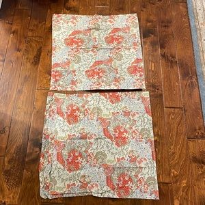 POTTERY BARN PAISLEY EURO SIZE SHAMS